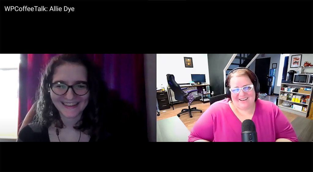 Allie interviewed for a podcast on her use of WordPress